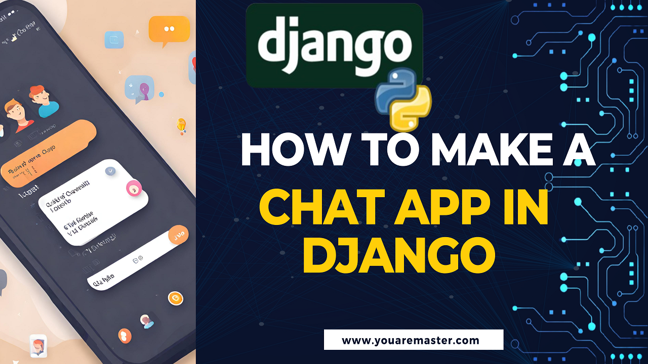 how to make a chat app in django - NO.1