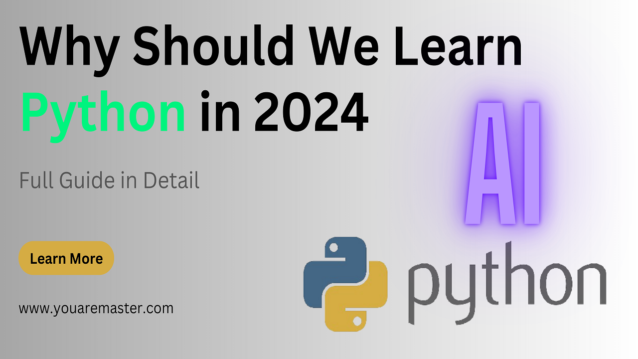 why should we learn python in 2024