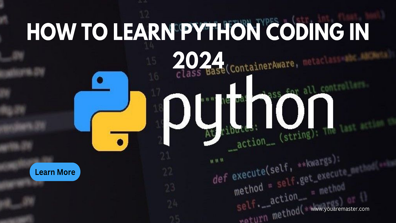 how to learn python coding in 2024