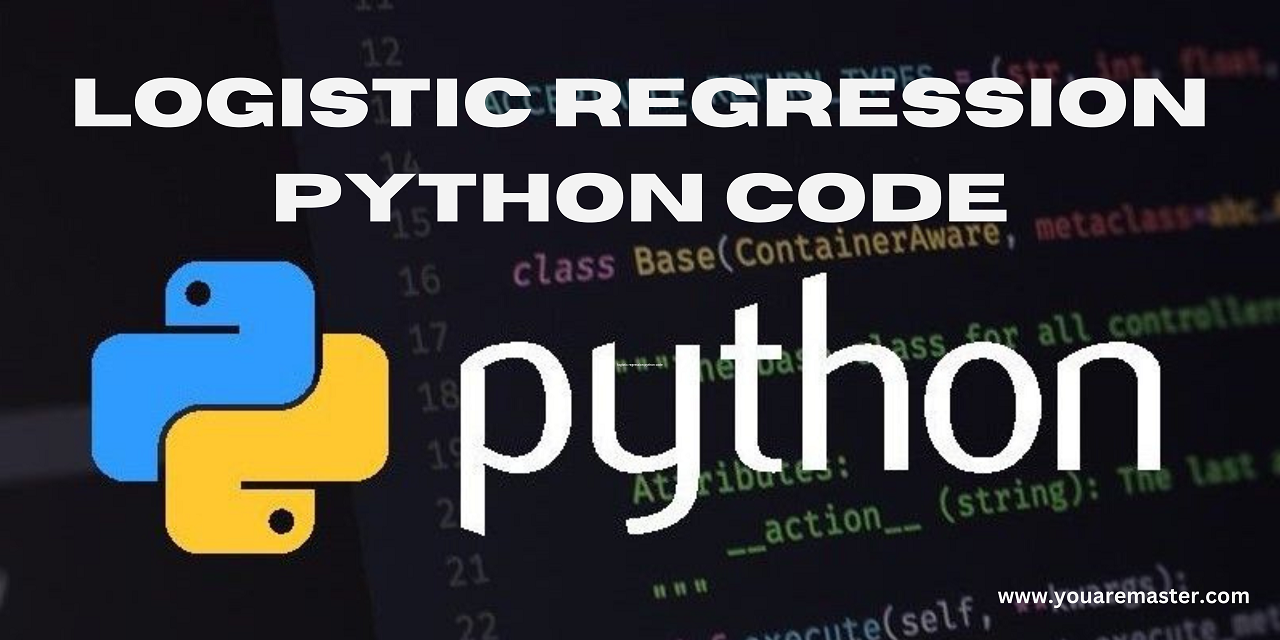 logistic regression python code