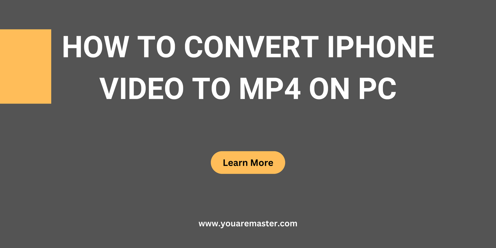 how to convert iphone video to mp4 on pc