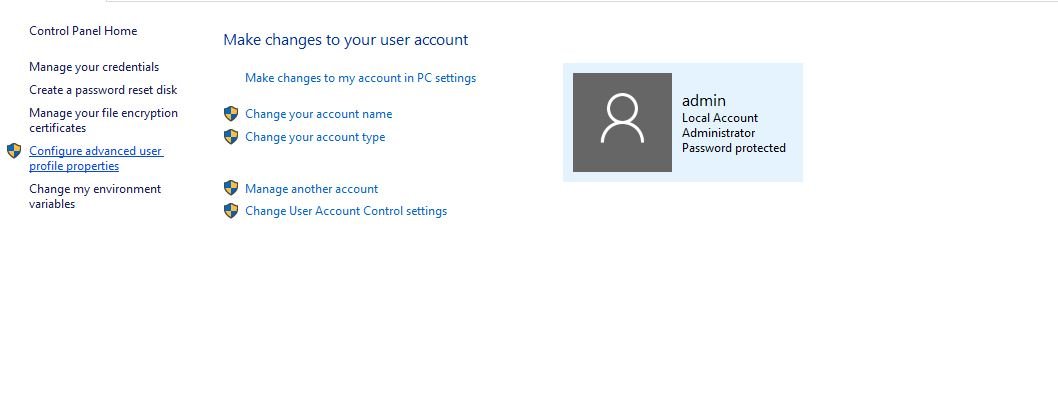 how to change windows admin password